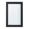 36" Black Rectangle Wood Contemporary Wall Mirror -Michaels Decor Sale D494459S 1