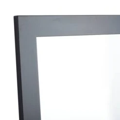 36" Black Rectangle Wood Contemporary Wall Mirror -Michaels Decor Sale D494459S 3