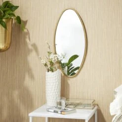 CosmoLiving By Cosmopolitan Set Of 4 Gold Wood Glam Wall Mirror, 24", 21", 20" -Michaels Decor Sale D494482S 7