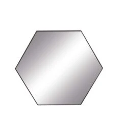 CosmoLiving By Cosmopolitan Black Contemporary Wood Wall Mirror, 21" X 24" -Michaels Decor Sale D494488S 2