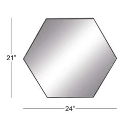 CosmoLiving By Cosmopolitan Black Contemporary Wood Wall Mirror, 21" X 24" -Michaels Decor Sale D494488S 6