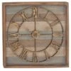 Brown Contemporary Wood Wall Clock, 30" X 30" -Michaels Decor Sale D495809S 1