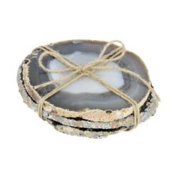 Natural Agate Coasters With Raw Edges- Set Of 4 -Michaels Decor Sale D496747S 3