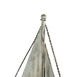 Set Of 2 Blue Metal Coastal Sail Boat Sculpture, 17", 16" -Michaels Decor Sale D501423S 6