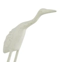 Set Of 2 White Metal Coastal Bird Sculpture, 10", 12" -Michaels Decor Sale D501428S 5