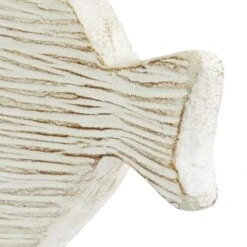 Set Of 2 White Ceramic Coastal Fish Sculpture, 13", 9" -Michaels Decor Sale D501432S 4