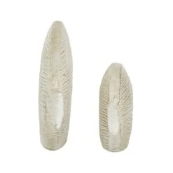 Set Of 2 White Ceramic Coastal Fish Sculpture, 13", 9" -Michaels Decor Sale D501432S 6