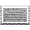 With Each Anniversary Glass Plaque With Easel -Michaels Decor Sale D501865S 1