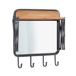 Brown Metal Industrial Wall Hook, 19" X 19" X 14" -Michaels Decor Sale D502370S 2