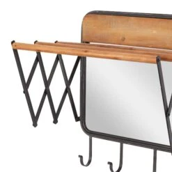 Brown Metal Industrial Wall Hook, 19" X 19" X 14" -Michaels Decor Sale D502370S 3