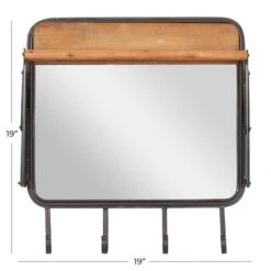 Brown Metal Industrial Wall Hook, 19" X 19" X 14" -Michaels Decor Sale D502370S 7