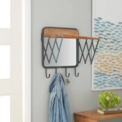 Brown Metal Industrial Wall Hook, 19" X 19" X 14" -Michaels Decor Sale D502370S 8