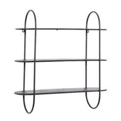 Black Iron Modern Wall Shelves, 28" X 28" X 8" -Michaels Decor Sale D502380S 2