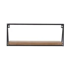 Set Of 3 Black Metal Industrial Wall Shelf, 24", 19", 14" -Michaels Decor Sale D502384S 2