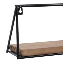 Set Of 3 Black Metal Industrial Wall Shelf, 24", 19", 14" -Michaels Decor Sale D502384S 4