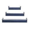 Set Of 3 Blue Wood Contemporary Wall Shelves 32", 25", 17" -Michaels Decor Sale D502390S 1