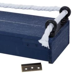 Set Of 3 Blue Wood Contemporary Wall Shelves 32", 25", 17" 13 Set Of 3 Blue Wood Contemporary Wall Shelves 32", 25", 17" -Michaels Decor Sale D502390S 4