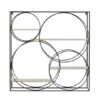 Gray Metal Contemporary Wall Shelf, 32" X 32" X 7" 1 Gray Metal Contemporary Wall Shelf, 32" X 32" X 7" -Michaels Decor Sale D502398S 1