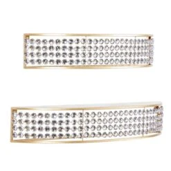 Set Of 2 Gold Metal Contemporary Wall Shelves 28", 24" -Michaels Decor Sale D502401S 2