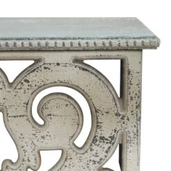 White Wood Farmhouse Wall Shelf, 10" X 48" X 8" -Michaels Decor Sale D502413S 3