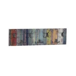Multi Colored Wood Rustic Wall Hook, 8" X 28" X 3" 13 Multi Colored Wood Rustic Wall Hook, 8" X 28" X 3" -Michaels Decor Sale D502453S 2