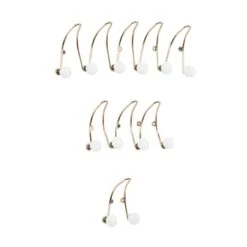 Set Of 3 Gold Metal Glam Wall Hook, 4", 10", 17" -Michaels Decor Sale D502463S 2