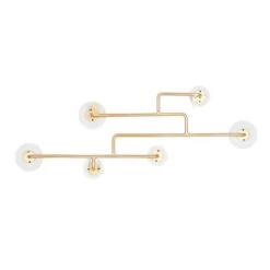 Gold Wood Glam Wall Hook, 7" X 24" X 2" -Michaels Decor Sale D502466S 5