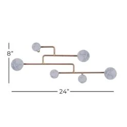 Gold Wood Glam Wall Hook, 7" X 24" X 2" -Michaels Decor Sale D502466S 6