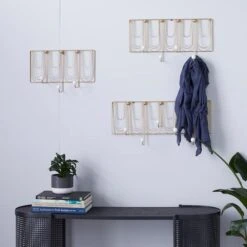 Set Of 3 Gold Metal Glam Wall Hook, 16", 20", 24" -Michaels Decor Sale D502471S 8