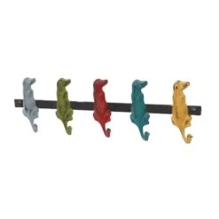 Multi Colored Metal Farmhouse Wall Hook, 5" X 19" X 1" -Michaels Decor Sale D502476S 2