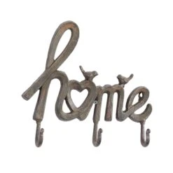 Black Metal Industrial Wall Hook, 11" X 12" X 2" 11 Black Metal Industrial Wall Hook, 11" X 12" X 2" -Michaels Decor Sale D502483S 2