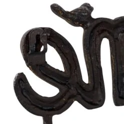 Black Metal Industrial Wall Hook, 11" X 12" X 2" 13 Black Metal Industrial Wall Hook, 11" X 12" X 2" -Michaels Decor Sale D502483S 4