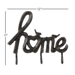 Black Metal Industrial Wall Hook, 11" X 12" X 2" 14 Black Metal Industrial Wall Hook, 11" X 12" X 2" -Michaels Decor Sale D502483S 5