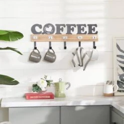 Brown Porcelain Farmhouse Wall Hook, 9" X 24" X 2" 19 Brown Porcelain Farmhouse Wall Hook, 9" X 24" X 2" -Michaels Decor Sale D502493S 8