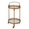 Brass Iron Bar Cart, 31" X 19" X 18" 1 Brass Iron Bar Cart, 31" X 19" X 18" -Michaels Decor Sale D502501S 1