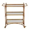 Brass Iron Bar Cart, 33" X 35" X 18" -Michaels Decor Sale D502523S 1