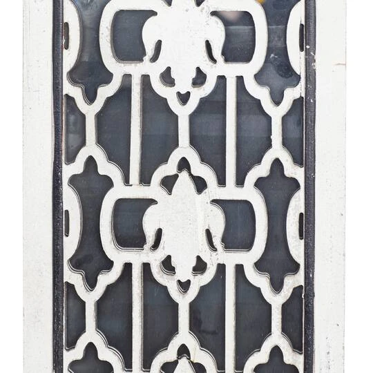 Set Of 2 White Wood Glam Wall Decor, 12" X 43" 7 Set Of 2 White Wood Glam Wall Decor, 12" X 43" - Image 5