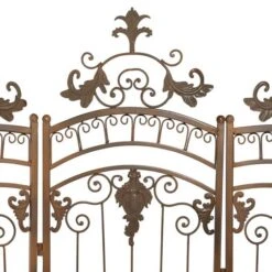 Brown Metal Eclectic Room Divider Screen, 80 " X 80 " X 1 " -Michaels Decor Sale D502601S 3