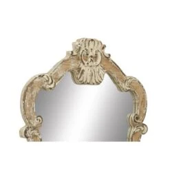 Cream Vintage Wood Wall Mirror, 39" X 25" 14 Cream Vintage Wood Wall Mirror, 39" X 25" -Michaels Decor Sale D502631S 2