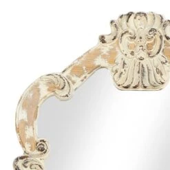 Cream Vintage Wood Wall Mirror, 39" X 25" 15 Cream Vintage Wood Wall Mirror, 39" X 25" -Michaels Decor Sale D502631S 3