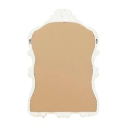 Cream Vintage Wood Wall Mirror, 39" X 25" 18 Cream Vintage Wood Wall Mirror, 39" X 25" -Michaels Decor Sale D502631S 6