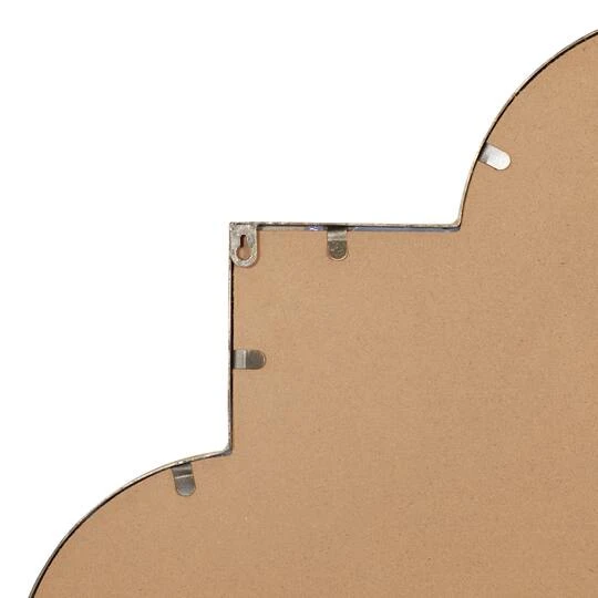 Gold Metal Contemporary Mirror, 34" X 1" X 34" 7 Gold Metal Contemporary Mirror, 34" X 1" X 34" - Image 5