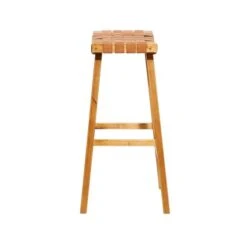 Brown Wood Rustic Bar Stool 30" X 18" X 11" -Michaels Decor Sale D503732S 2