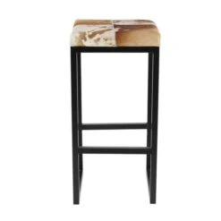 Brown Iron Industrial Stool, 29" X 14" X 14" -Michaels Decor Sale D503733S 3