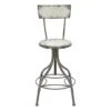 41" Metal Vintage Bar Chair Beige -Michaels Decor Sale D503739S 1