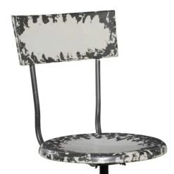 41" Metal Vintage Bar Chair Beige -Michaels Decor Sale D503739S 3