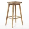 Brown Wood Contemporary Stool, 30" X 17" X 14" -Michaels Decor Sale D503742S 1
