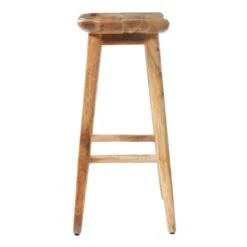Brown Wood Contemporary Stool, 30" X 17" X 14" -Michaels Decor Sale D503742S 2