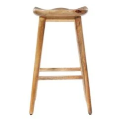 Brown Wood Contemporary Stool, 30" X 17" X 14" -Michaels Decor Sale D503742S 6