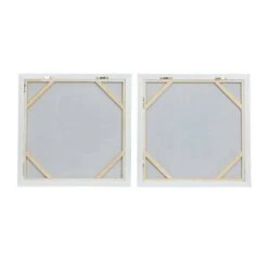 CosmoLiving By Cosmopolitan Set Of 2 Blue Canvas Wall Art 24", 24" -Michaels Decor Sale D504060S 5